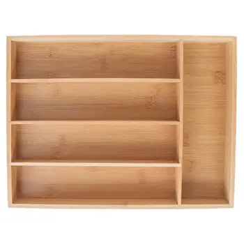 

Bamboo Storage Box Drawers Utensil Drawers Knife Storage Holders Kitchen Accessories Organizer for Home Use