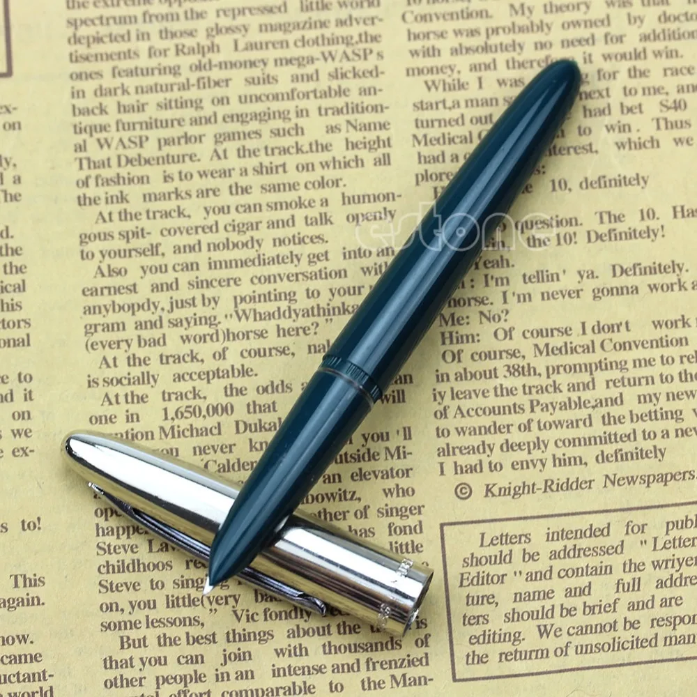 

Green Vintage Hero 366 Hooded Fine Nib Fountain Pen