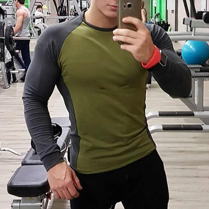 Men/'s Casual Cotton Round Neck T-shirt Fitness Muscle Bodybuilding Workout Tee