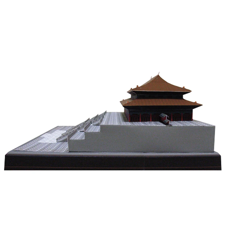 DIY Forbidden City, Китай Ремесло Бумажная модель 3D архитектурное здание Развивающие игрушки DIY Ручная работа игра-головоломка для взрослых