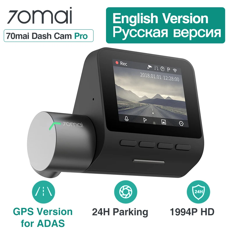 Price 70mai Pro Dash Cam 1944P GPS ADAS Car Camera Dvr 70 mai Pro Auto Dashcam Voice Control 24H Parking Monitor WIFI Vehicle Camera