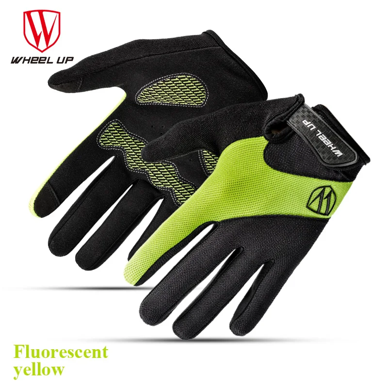 2017 New Touch Screen Gel Full Finger Cycling font b Glove b font For Man Woman