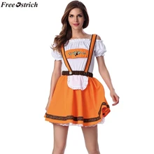 Страус Новинка Высокое качество Мода 2 шт Женская юбка Топ Bavarian Oktoberfest одежда барная официантка dim