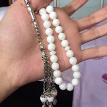 Исламская 33 натуральный Seashell мусульманские четки 1 шт./лот tasbih Misbaha Tasbeeh Sibha masbaha tespih