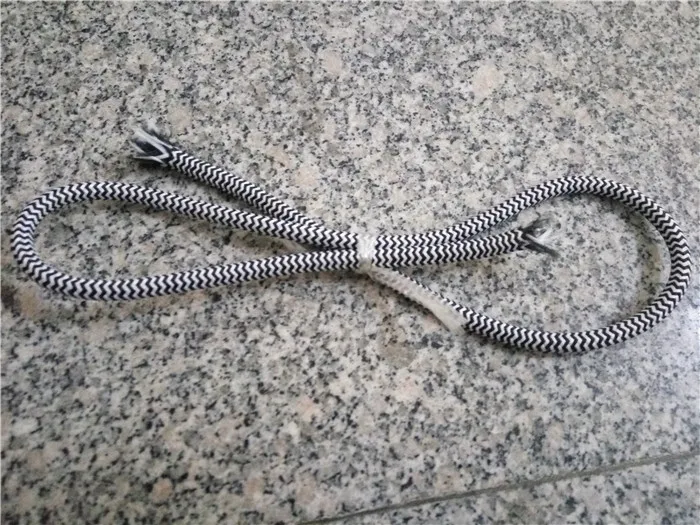 10m a lot fabric electrical cable Electric cable retro 20.75 textile woven mesh cable wire and the color blue of power lines (19)