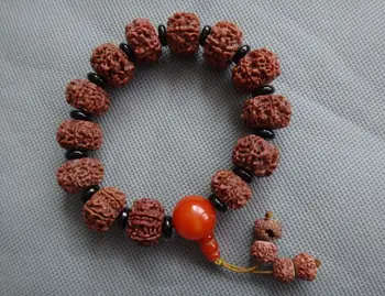 

18 mm Tibetan Buddhism sculpture vajra bodhi bead charm bracelet beads