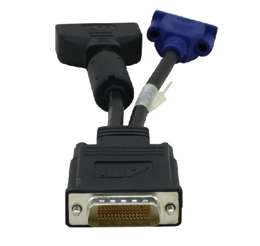 Сплиттер адаптер DVI 59 Pins Male 2 VGA Female кабель для высококачественной видеокарты 0 м|2