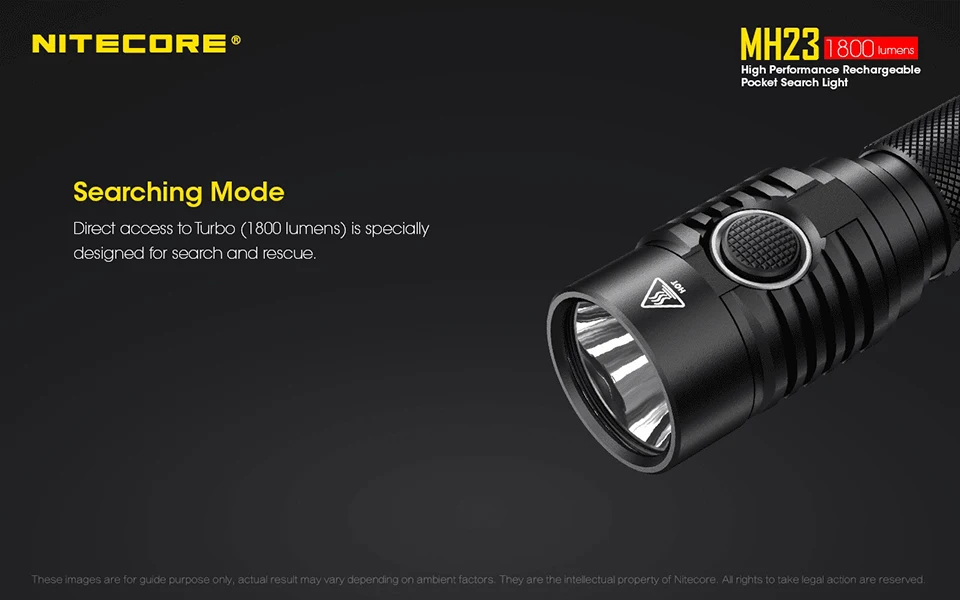 2018 новый Nitecore MH23 CREE xhp35 HD светодиодный 1800 Люмен USB Перезаряжаемые фонарик