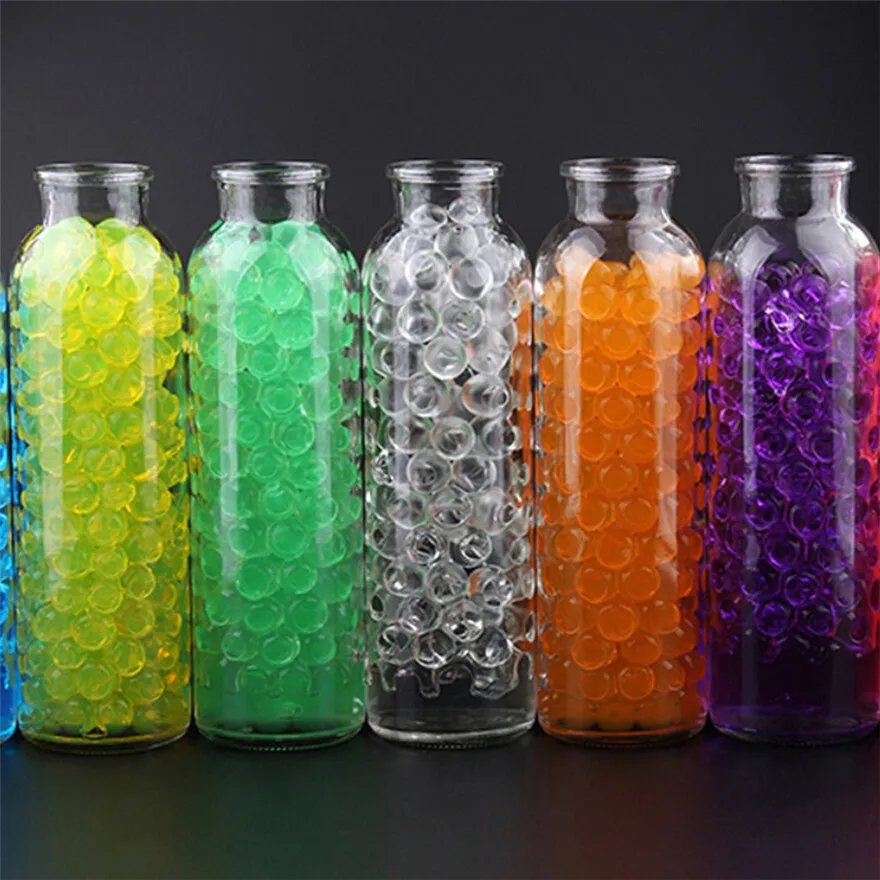 2018 200pcs Pearl Soil Water Beads Gel Ball For Flower Mud Grow Magic