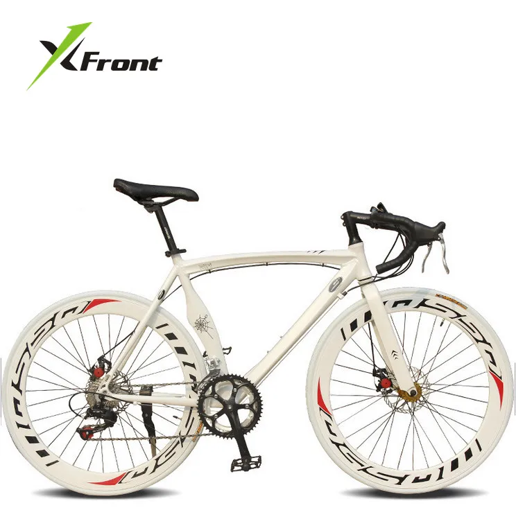 x-передний бренд изгиб шоссе дисковый тормоз 700c 14 скоростной дорожный велосипед Алюминиевый сплав bicicleta гоночный велосипед