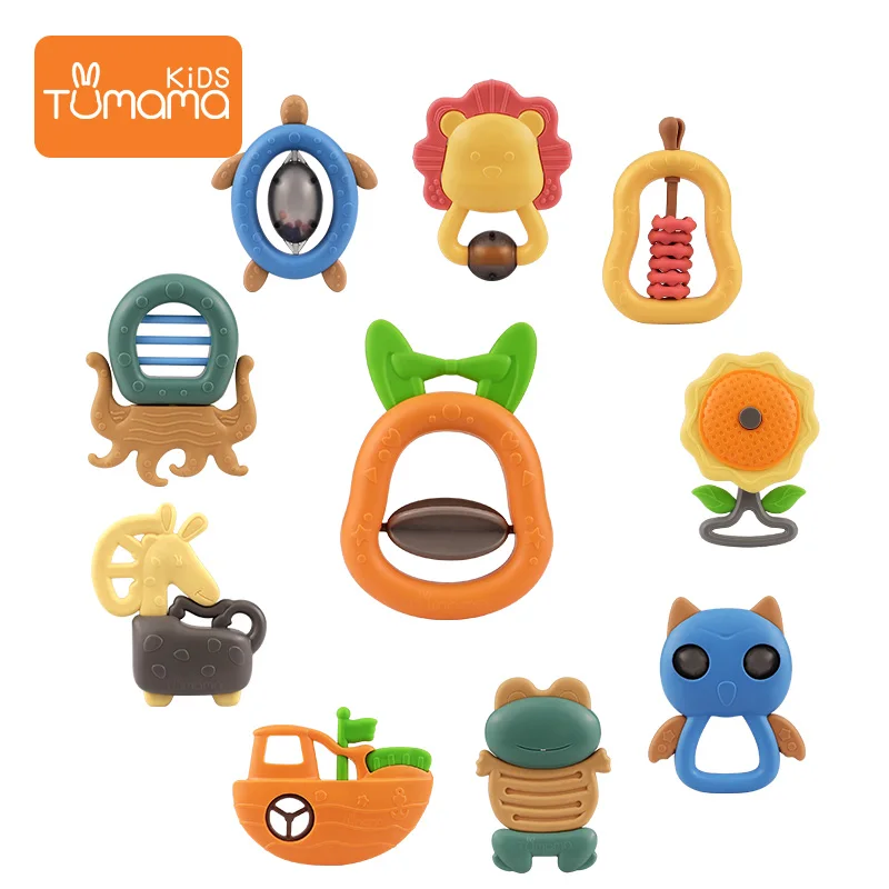 4pc-11pcs Baby Rattles Mobiles Teether Toys Infant Music Lovely Hand Shake Bell Ring Bed Crib Newborn 0-12 Months Toy Gifts 4pc-11pcs Baby Rattles Mobiles Teether Toys Infant Music Lovely Hand Shake Bell Ring Bed Crib Newborn 0-12 Months Toy Gifts