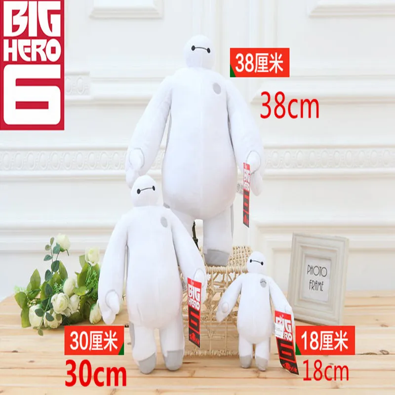 2016 18cm & 30cm & 38cm Baymax Robot big hero 6 plush toy Baymax plush