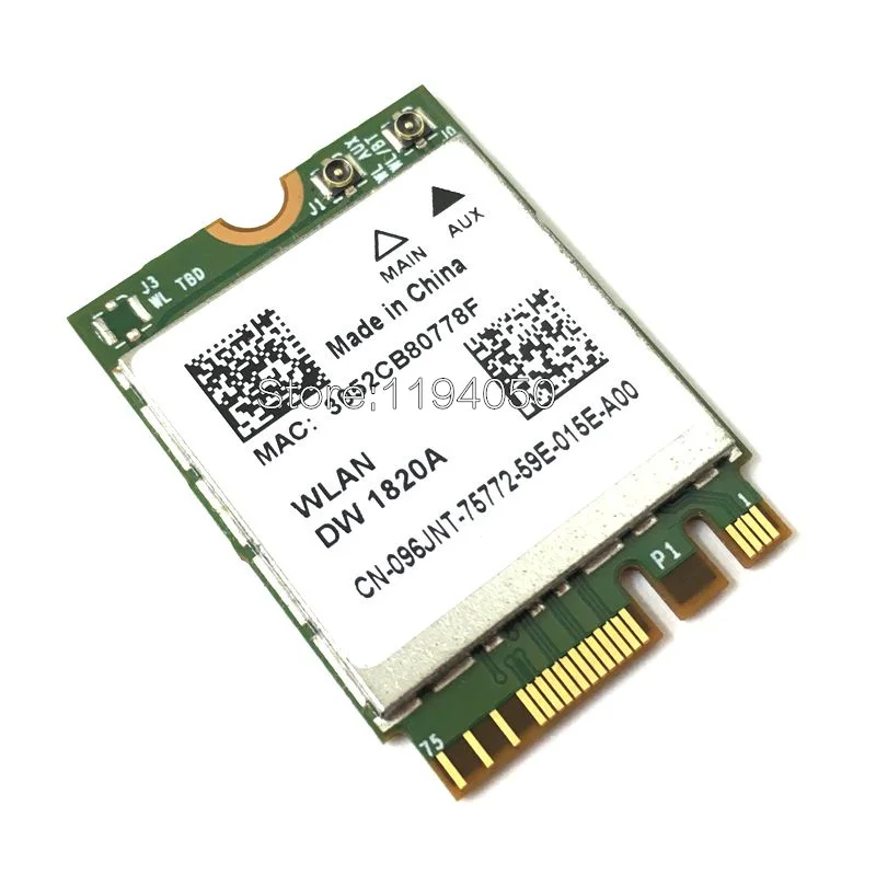 Беспроводная сетевая карта BCM94350ZAE DW1820A 802.11AC 867 Мбит/с bcm94350 M.2 NGFF Wi Fi лучше чем bcm94352z