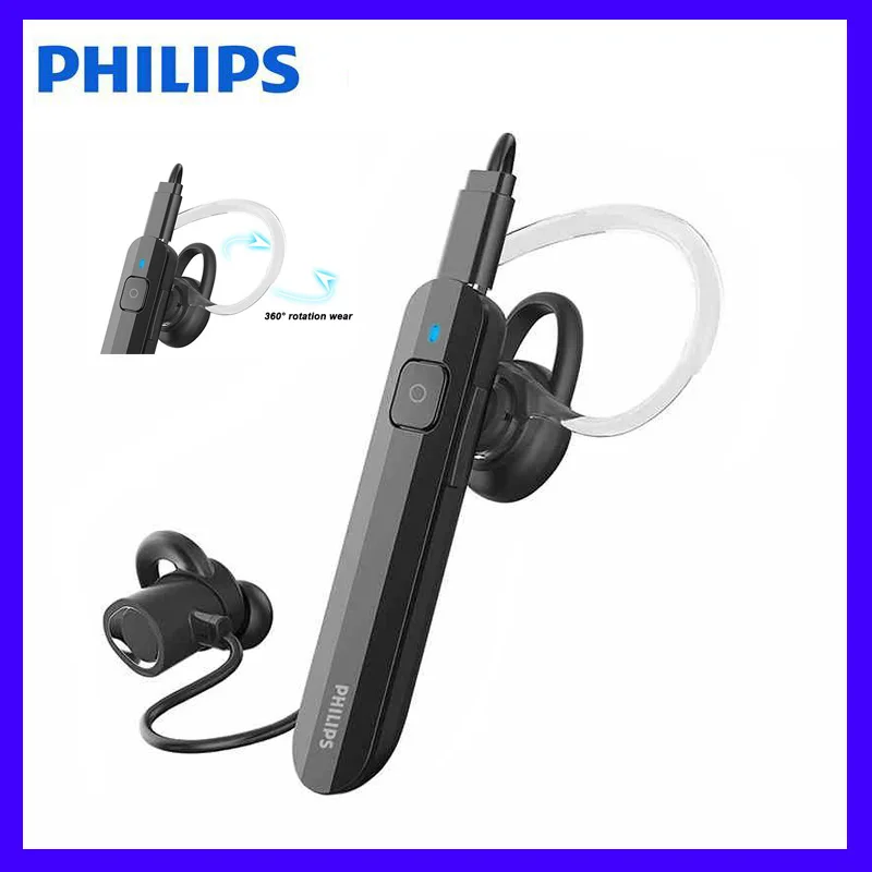 

New Philips Wireless Headset SHB1633 with Bluetooth 5.0 Lithium polymer Volume Control for Iphone X Galaxy Note 8 Official Test
