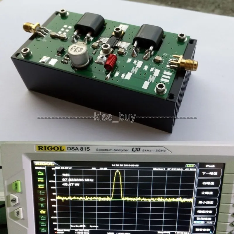 DIY комплекты 45 Вт 70-200 МГц усилитель мощности для приемопередатчика FM-VHF радио усилители