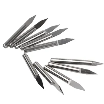 

Flat bottom 60 Degree 0.2mm V-shape CNC Router Tool Engraving Bits for PCB Board 10pcs