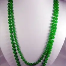Дубай турецкий африканские бусы комплект украшений из натурального 8 мм зеленый драгоценный камень бисер Цепочки и ожерелья 5" зеленый драгоценный камень кварц fine женские
