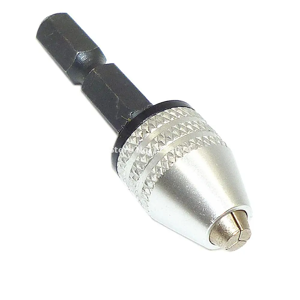 New 1/4" Keyless Drill Bit Chuck Quick Change Adapter Converter Hex
