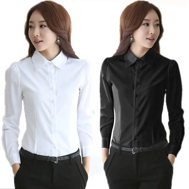 Button up blouses for women plus size for work online