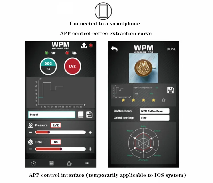 WPM(WELHOME) итальянская полуавтоматическая кофемашина коммерческий преобразователь для домашнего пользования версия KD-310VPS cafetera