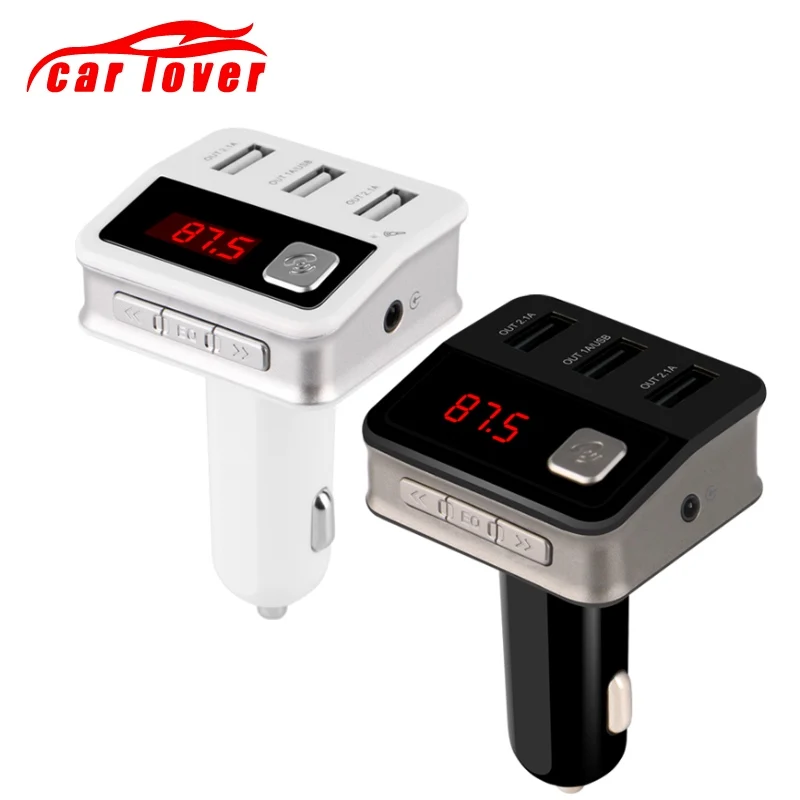 Высокое качество 3 зарядных порта USB для автомобиля Зарядное устройство с громкой