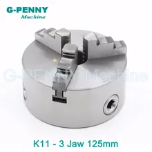 CNC 4-я ось A ось 125 мм 3 кулачковый патрон Самоцентрирующийся ручной патрон K11 четвёртая челюсть для ЧПУ Гравировальный фрезерный станок токарный станок