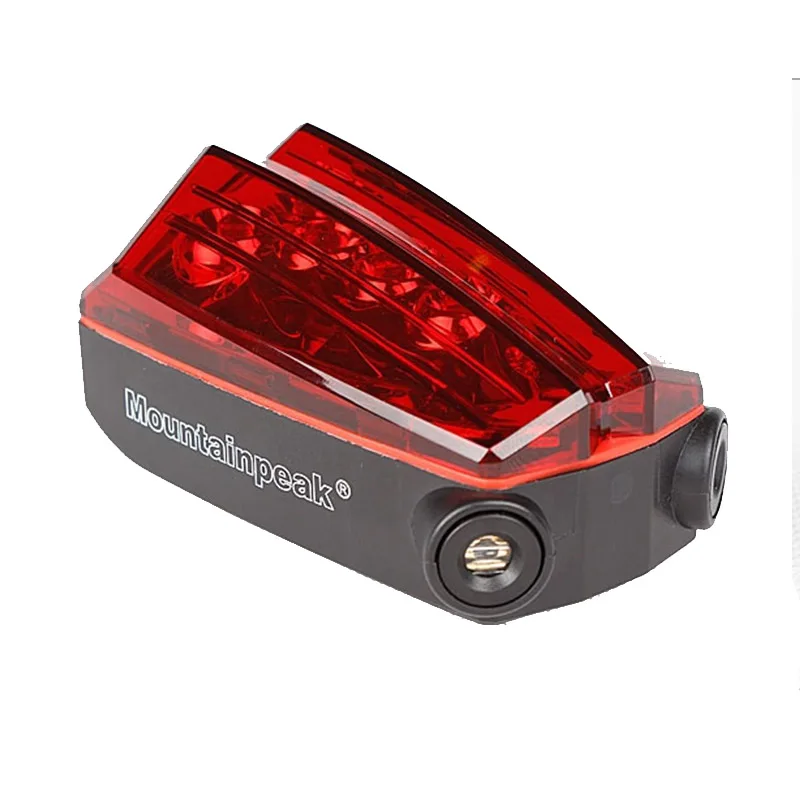 

Creative Bicycle Light Rainproof Laser Flash Bicycle Rear Light LED Battery Pack Bicycle Light Lamp Cycling Rear Taillight