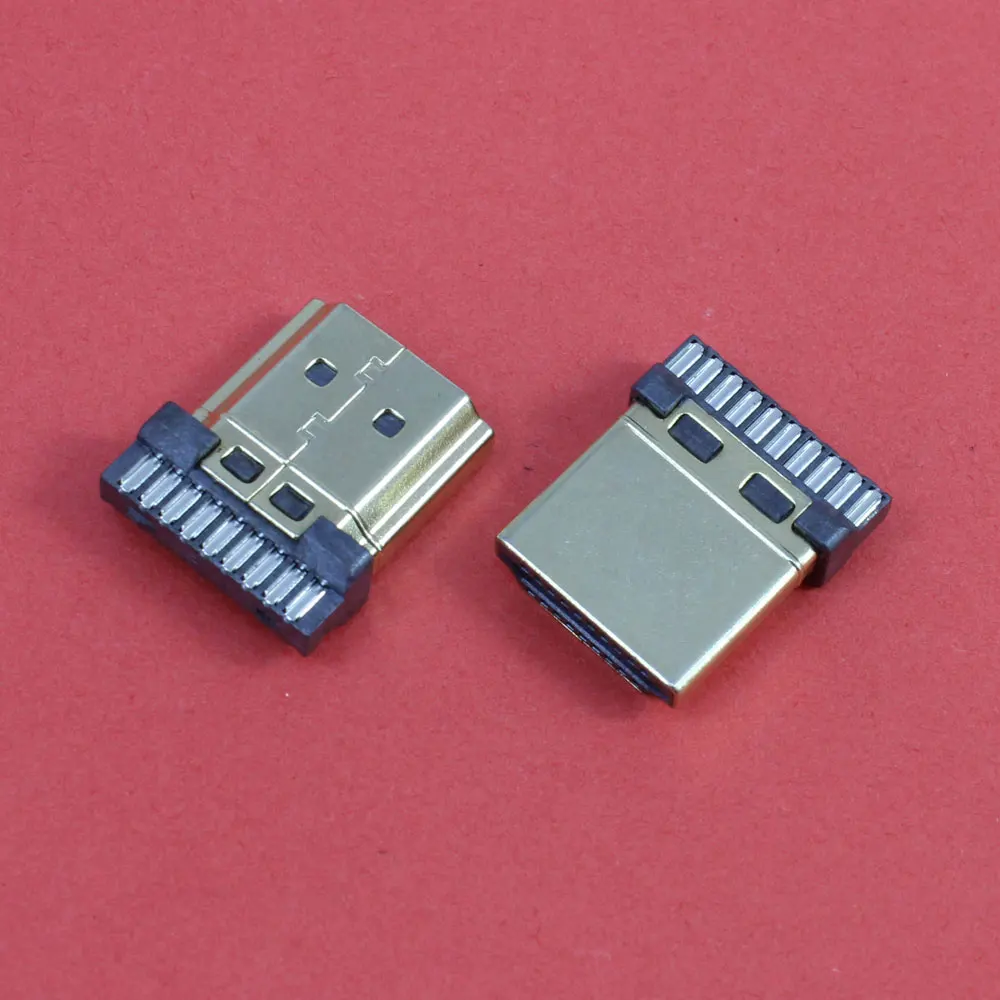 ChengHaoRan 1 шт. горячая Распродажа HDMI разъем штекер паяльный провод тип | Компьютеры и