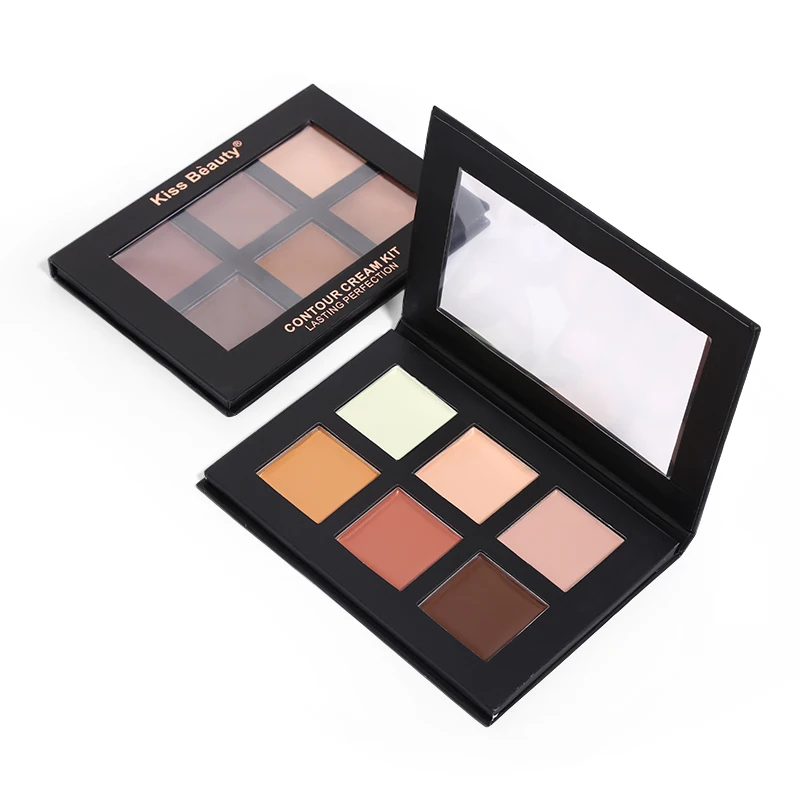 

Face Makeup 6 Color Contour Cream Kit Concealer Facial Care Camouflage Makeup Palette Foundation Base Contour Face Cream