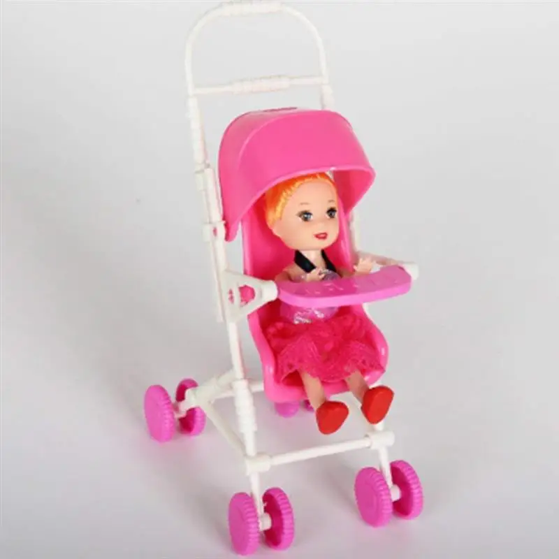 Кукла аксессуары набор игрушка дом кукла аксессуары с детской коляской ходунки-скутер Подставка для куклы для кукол неограниченное удовольствие