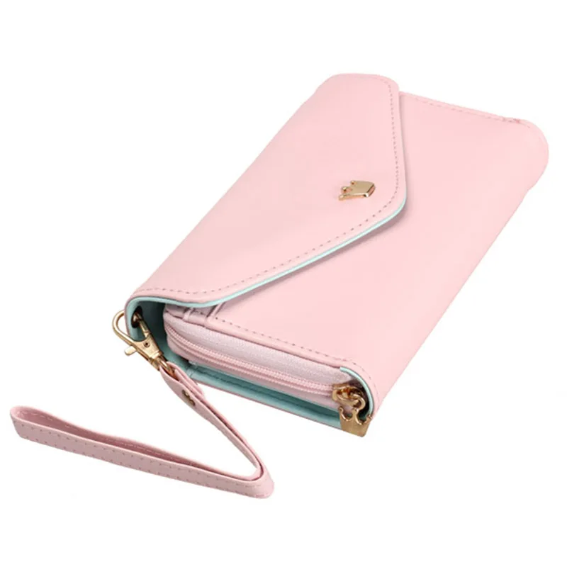 

Fashion Girls Love Crown Smart Pouch Wallet PU Leather Portable Mobile Phone Bag Case Best Sale-WT