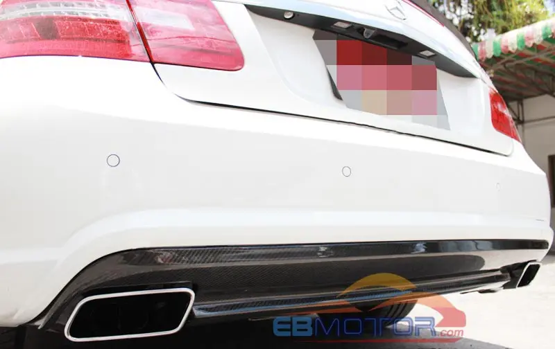 REAR CARBON FIBER DIFFUSER FOR MERCEDES BENZ W207 2DR COUPE E550 E500 E350 AMG SPORT PACKAGE
