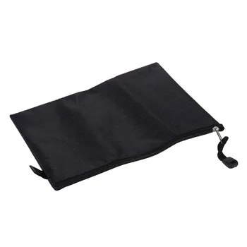 

Black Nylon Sexangle Printed A4 Paper Document Files Organizer Bag