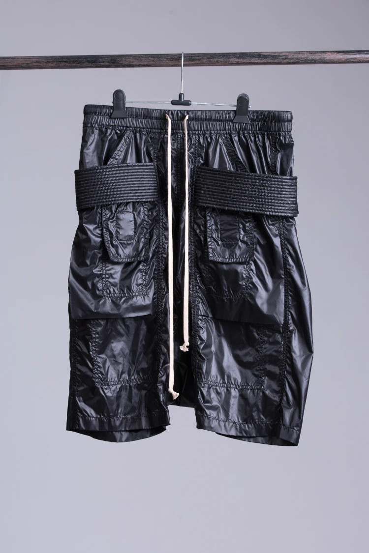 Owen Seak мужские повседневные короткие шаровары в готическом стиле мужская одежда Спортивные штаны летние женские свободные черные короткие
