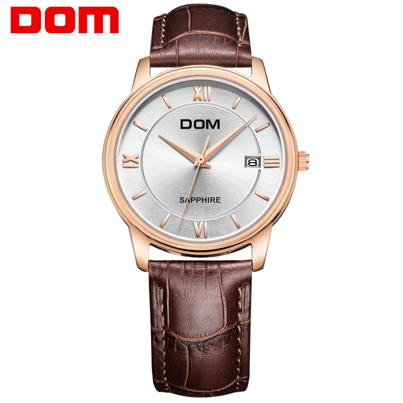 

Men watches top brand luxury waterproof quartz leather watch gold watch men Business 2018 reloj hombre Fashion Genuine Strap