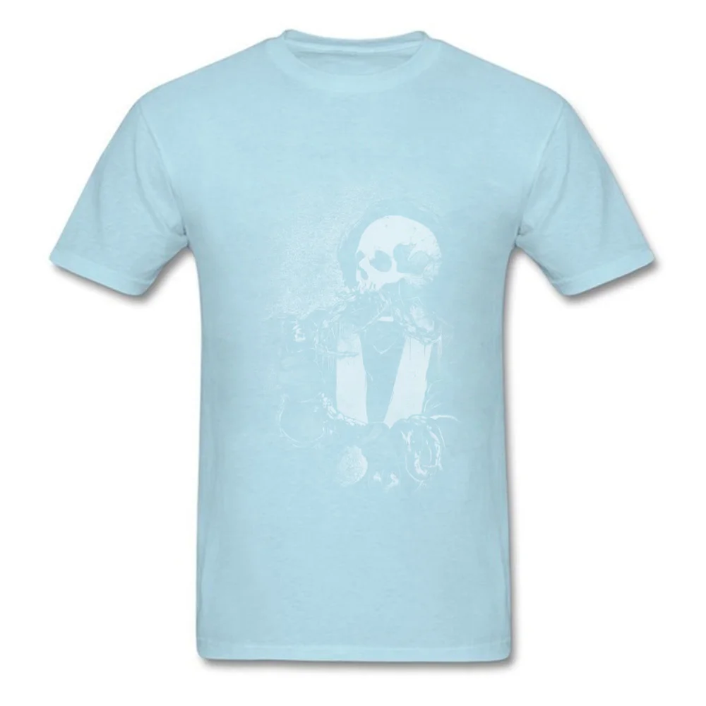 Casual Cthulhu Skull O Neck Tshirts April FOOL DAY Tops Shirts Short Sleeve for Men 2018 Popular 100% Cotton Custom T Shirt Cthulhu Skull light