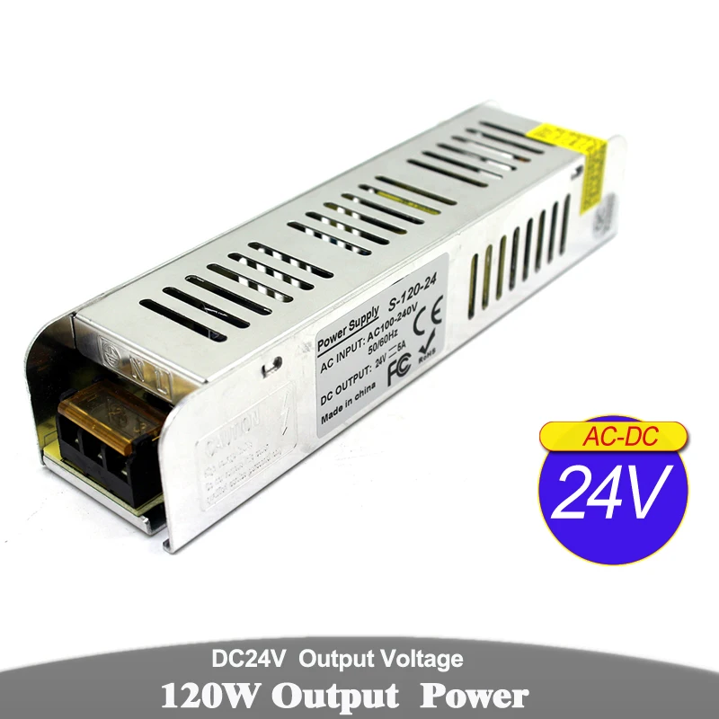 Блок питания DC 12 V 24 V 48 W 60 W 72 W 100 W 120 W 150 W 180 W 200 W 240 W 250 W 300 W 350 W 360 W 220 W трансформаторы V AC к DC12V DC24V SMPS