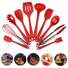 10 шт./компл. без запаха и без деформации силиконовые антипригарные термостойкие кухонные инструменты для приготовления пищи посуда для выпечки