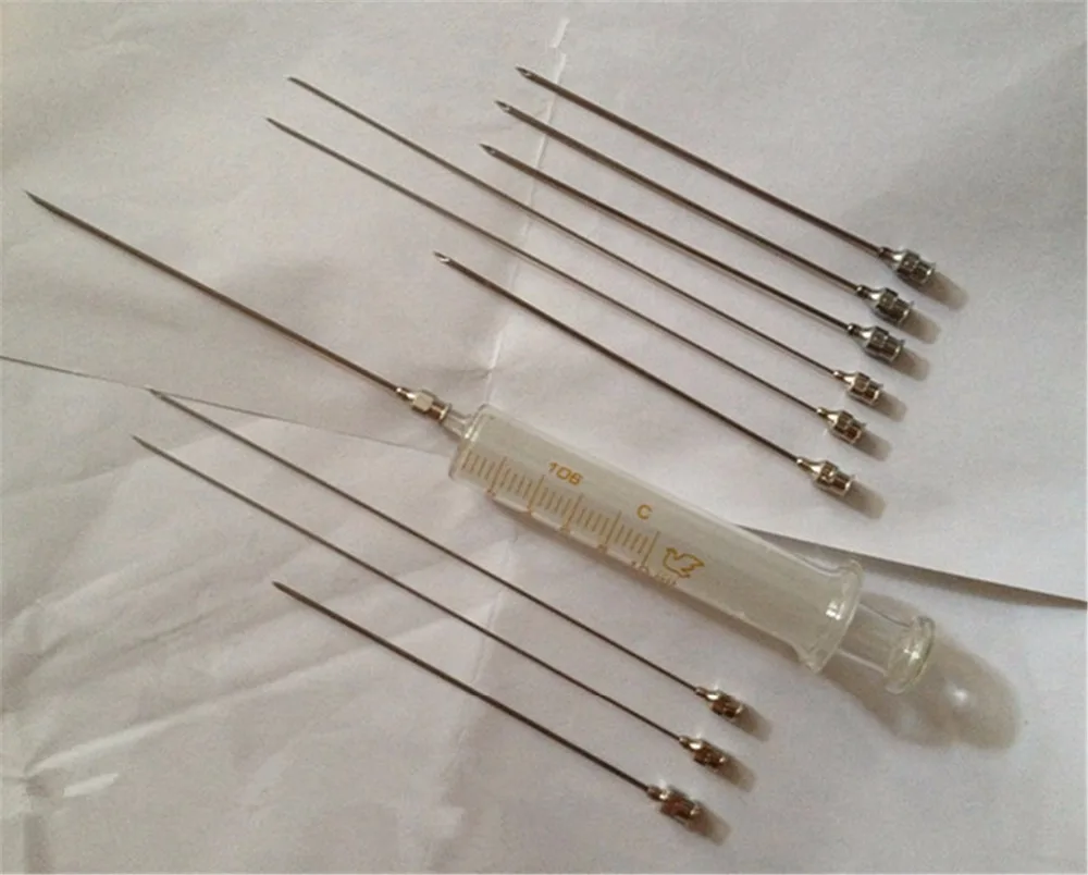 5pcs Stainless Steel Syringe Needle 2.0x100mm 14G Dispensing Needle 