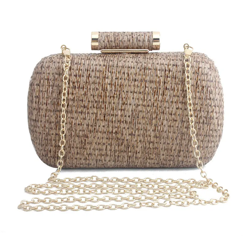 New Clutch Wallet Straw Bag Handbags Rattan Bag Handmade Woven Summer Travel Beach Bag Luxury Handbags Women Bags Designer Party