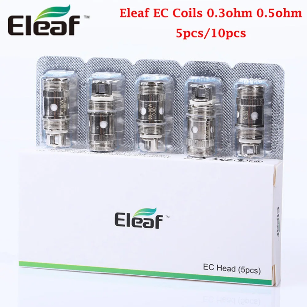 5 шт./10 шт. оригинальная головка спирали Eleaf EC 0 3 Ом/0 Ом испаритель для IJust 2/Melo 3/Melo