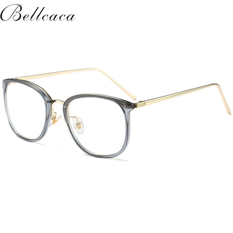 Bellcaca, оптические очки для женщин, модные очки по рецепту, трендовые аксессуары, оправа для очков, прозрачные линзы, BC816 - Цвет оправы: 97309  Gray