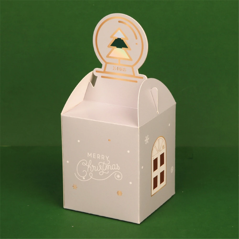 5 шт. Милая упаковка детское украшение для печенья банка для сахара коробка для рождественской елки рождественские бумажные сумки вечерние принадлежности