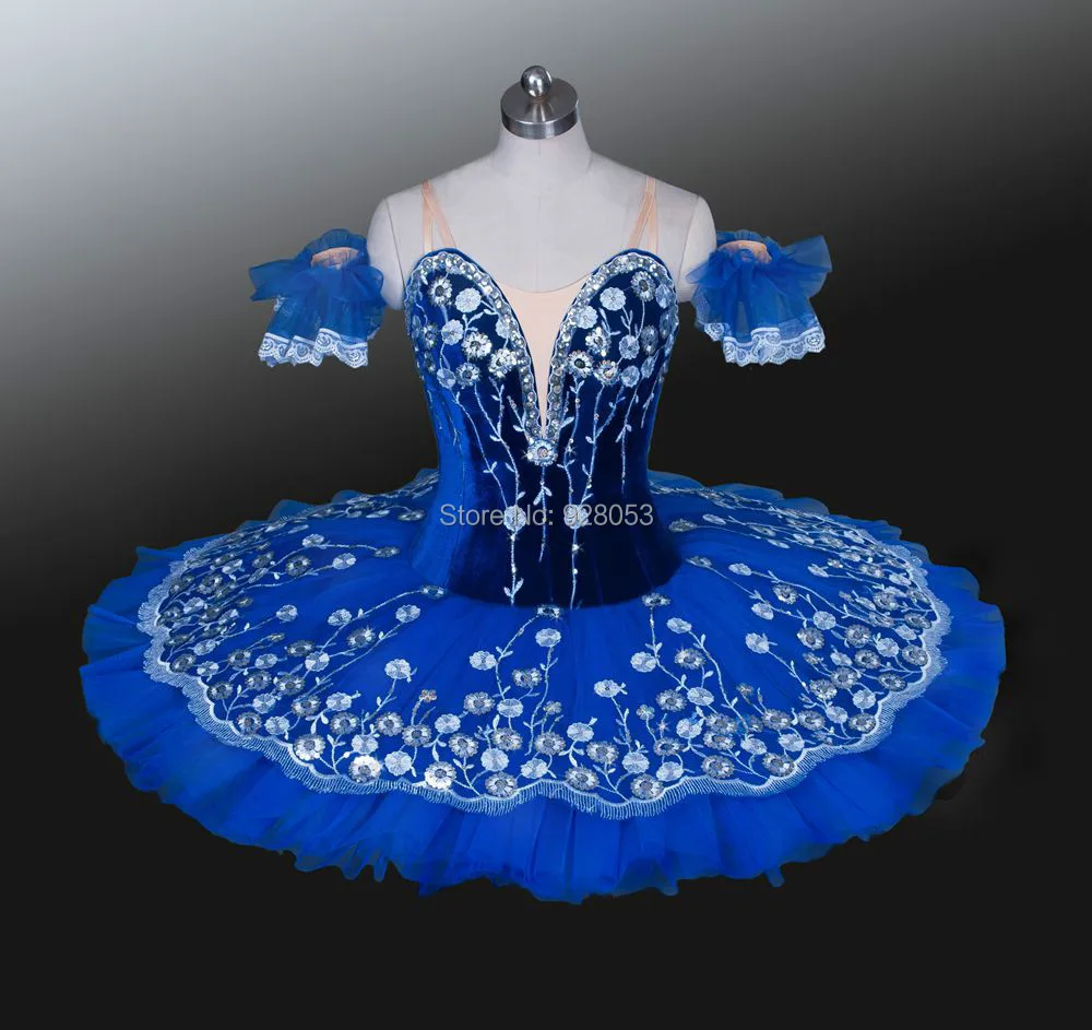 Free Shipping!Adult Blue Ballet Tutu Professional Tutu Dresses For
