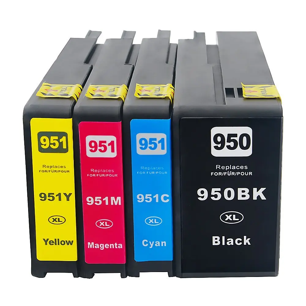 

4 Pack Compatible with 950XL 951XL Ink Cartridges Work for OfficeJet Pro 8600 8100 8610 8620 8660 8630 8640 8615