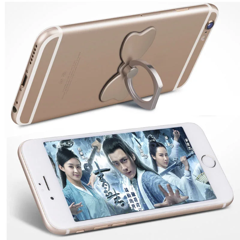 360 Degree Universal Finger Ring Holder Stand Mobile Phone Holder Desk Bracket Support For iPhone Xiaomi Samsung iPad Car Mount