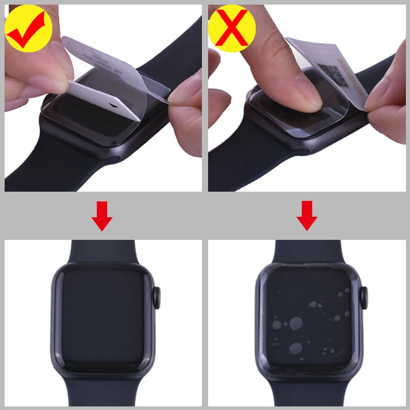 Защитная 3d пленка для Apple Watch 44 мм 40 42 38 iWatch 4 3 2 1 защитная экрана|Защитные стёкла и
