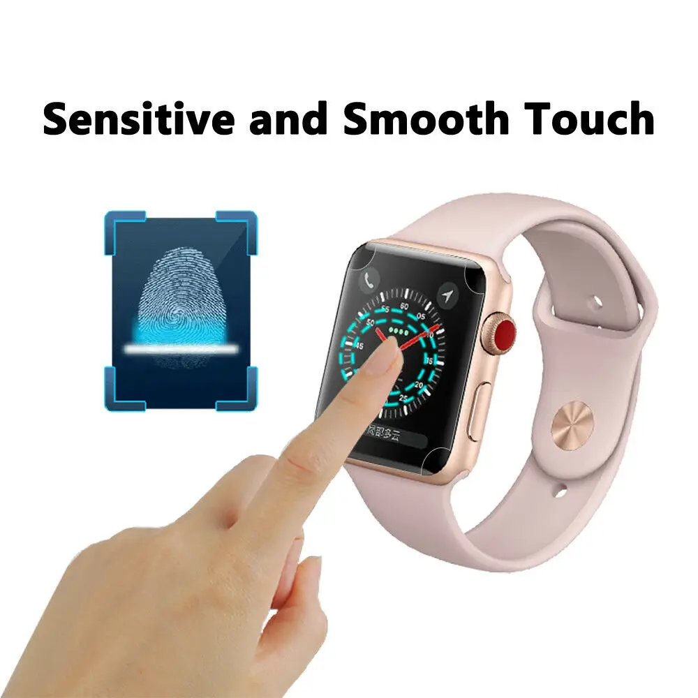 Защитная 3d пленка для Apple Watch 44 мм 40 42 38 iWatch 4 3 2 1 защитная экрана|Защитные стёкла и