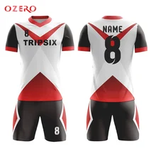 Черно-красная футбольная майка, желтая и красная футбольная майка, синяя и белая Футбольная форма