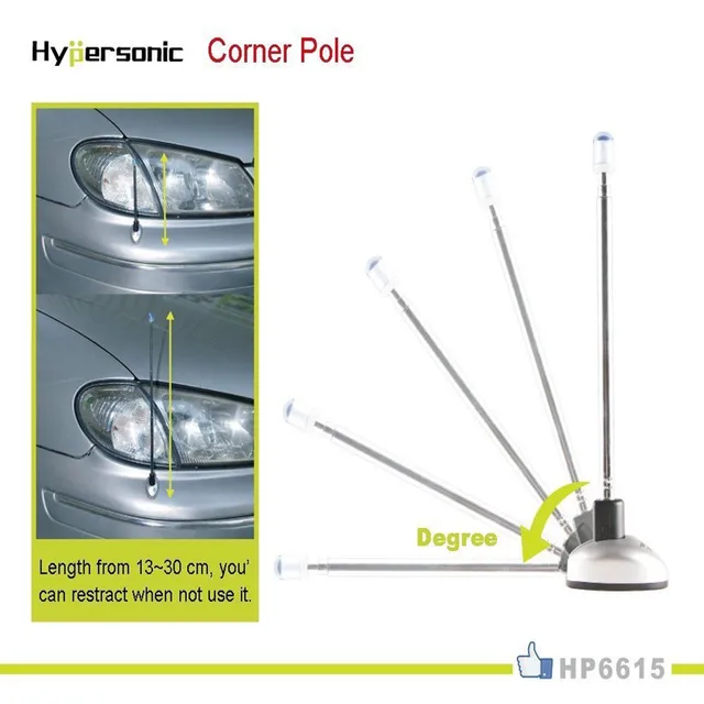 Hypersonic Car Telescopic Antenna Elasticity Vehicle Bumper Corner